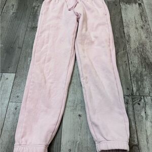 Aritzia TNA Crystal Pink Cozy Fleece Boyfriend Basic Sweatpants Joggers XS